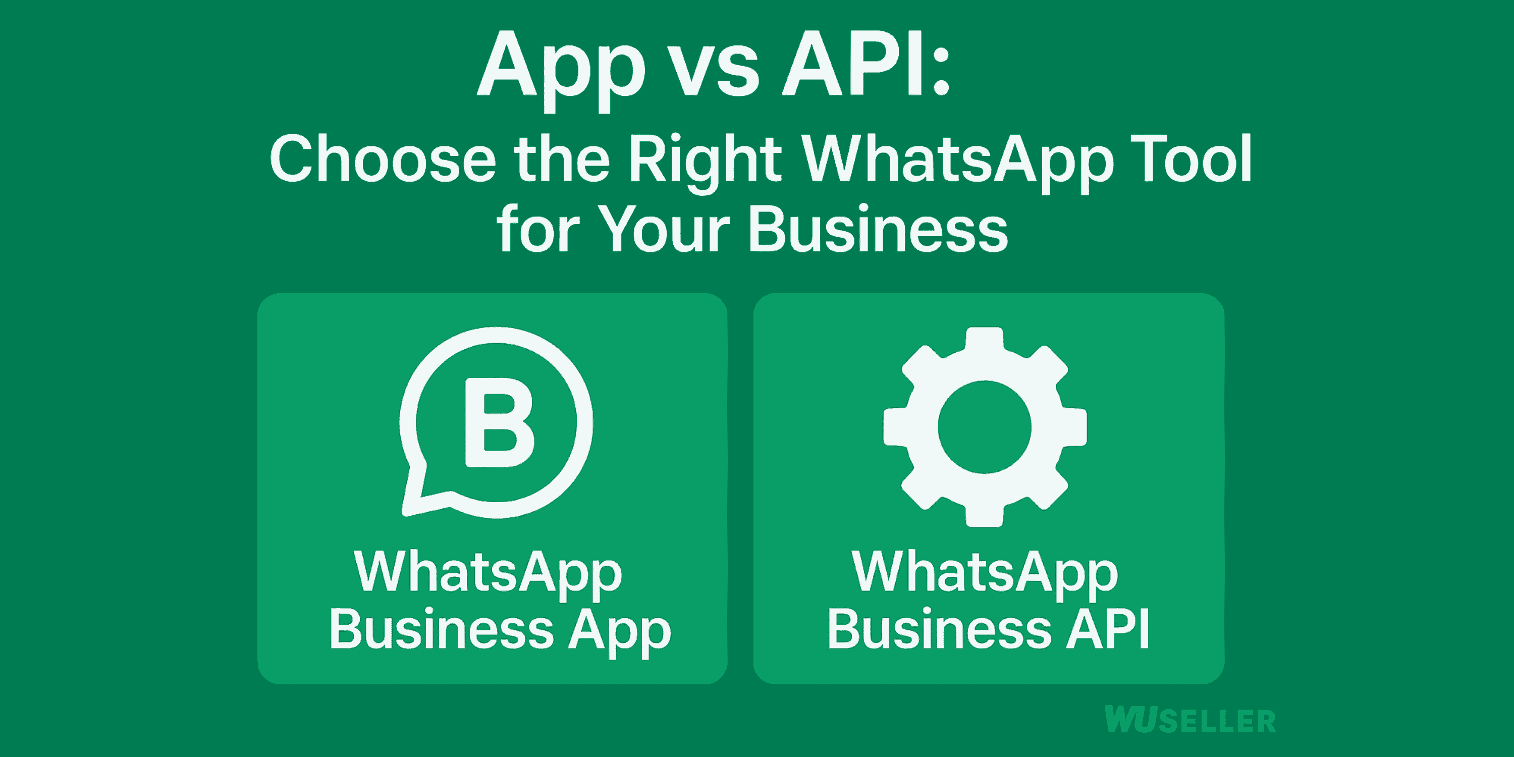 WhatsApp API vs WhatsApp Business App: Which One Do You Need?